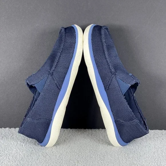 Sanuk Vagabond Tripper Men's Size 7 Mesh Slip On Loafers Navy Blue 1091409 - Picture 6 of 8